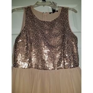 Sequins top dress
